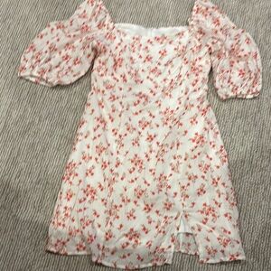 altar’D State Floral Puff Short Sleeve Dress